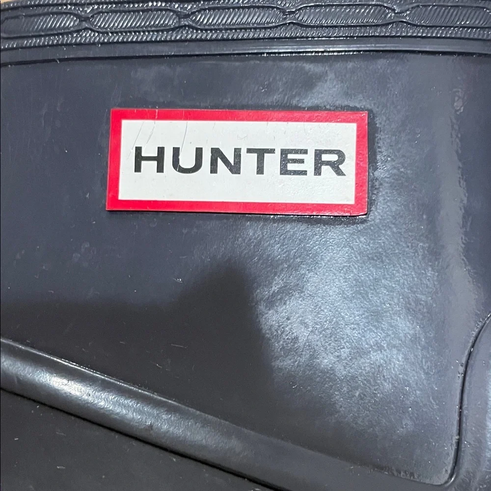 Hunter wedge rainboots size 5 navy - Picture 10 of 10